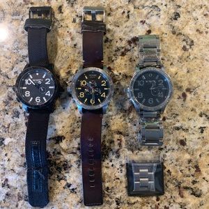Set of 3 Nixon Men’s watches